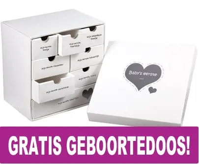 Gratis geboortedoos