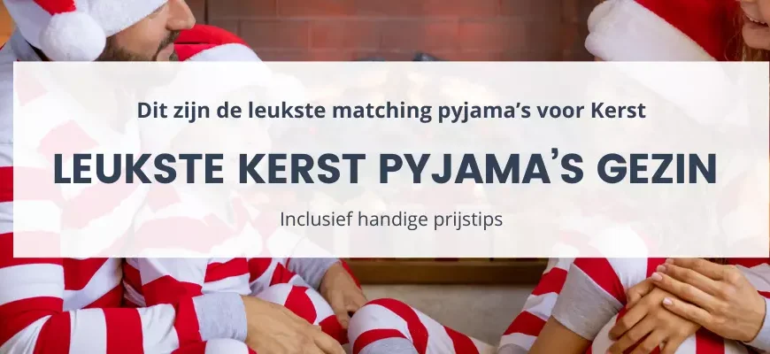 Kerst pyjama gezin