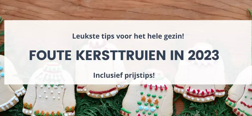 Foute kersttruien gezin