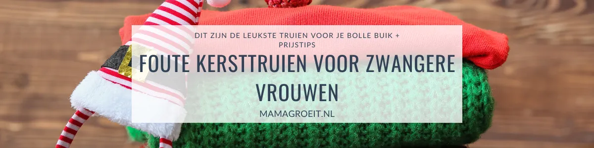 Foute Kersttrui Zwanger