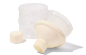 melkpoeder container, voedingstoren baby HEMA