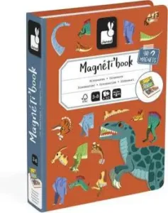 Janod magneetboek dinosaurus