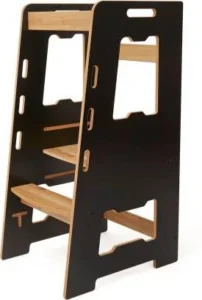 Zwarte leertoren hout