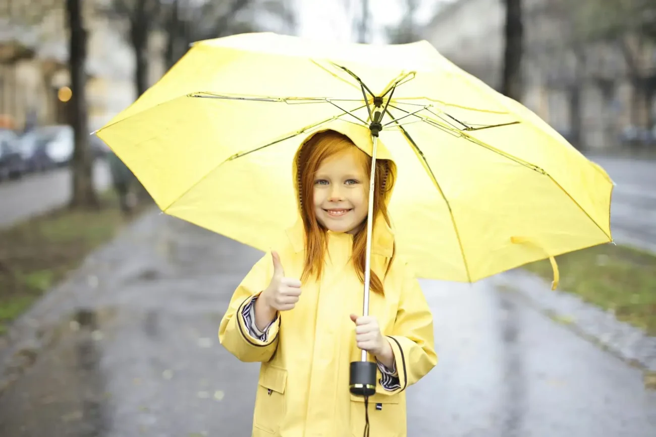 Duurzame regenjas kind