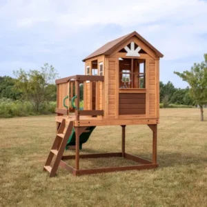Speelhuisje buiten hout