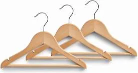Houten kledinghangers baby